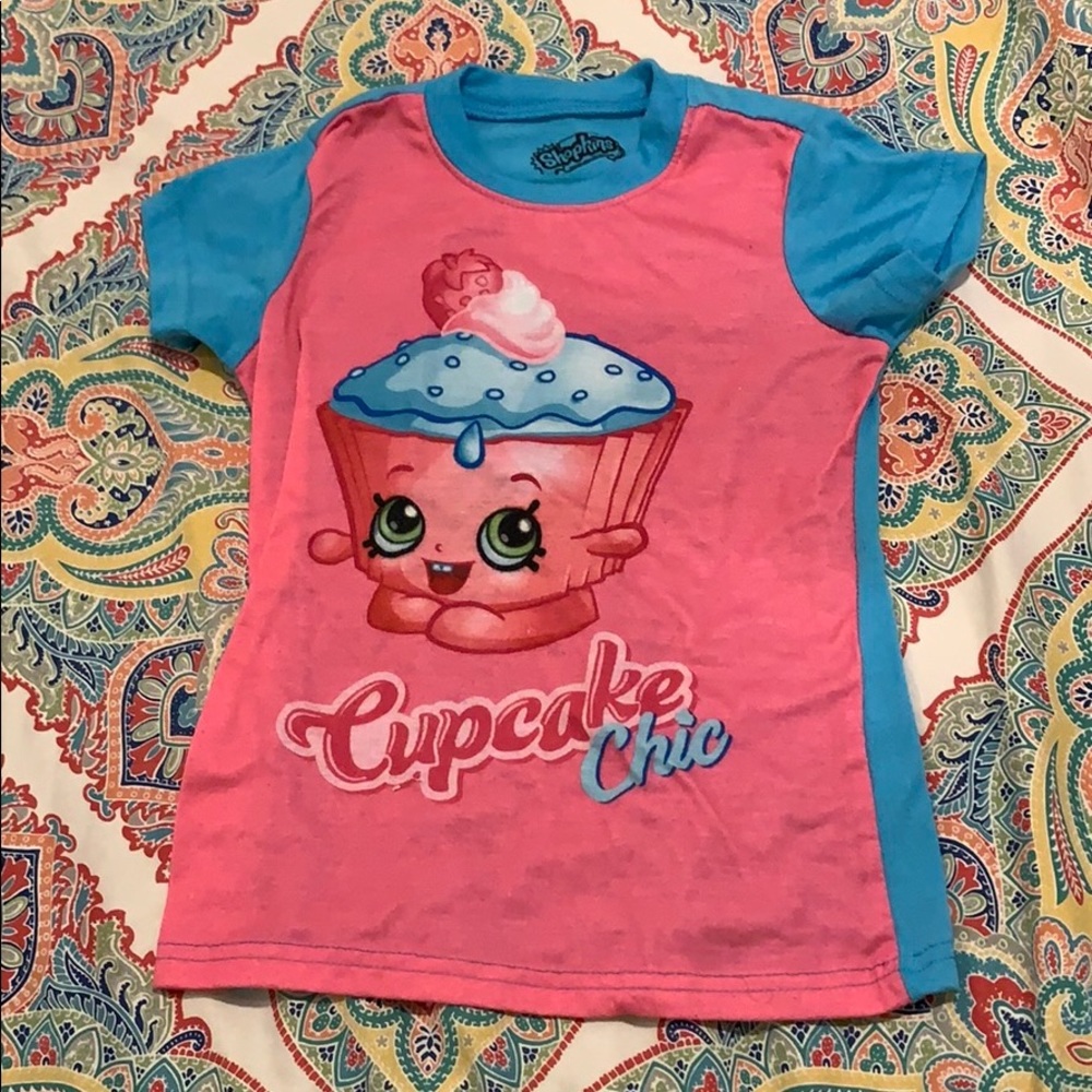 pink strawberry shortcake cake shirt
